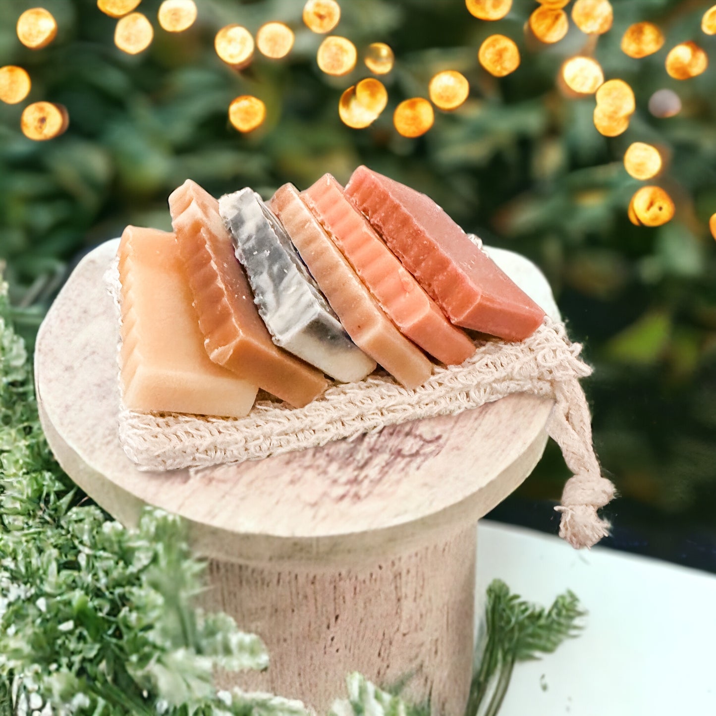 Sisal Soap Saver Bag With Sample Bundle