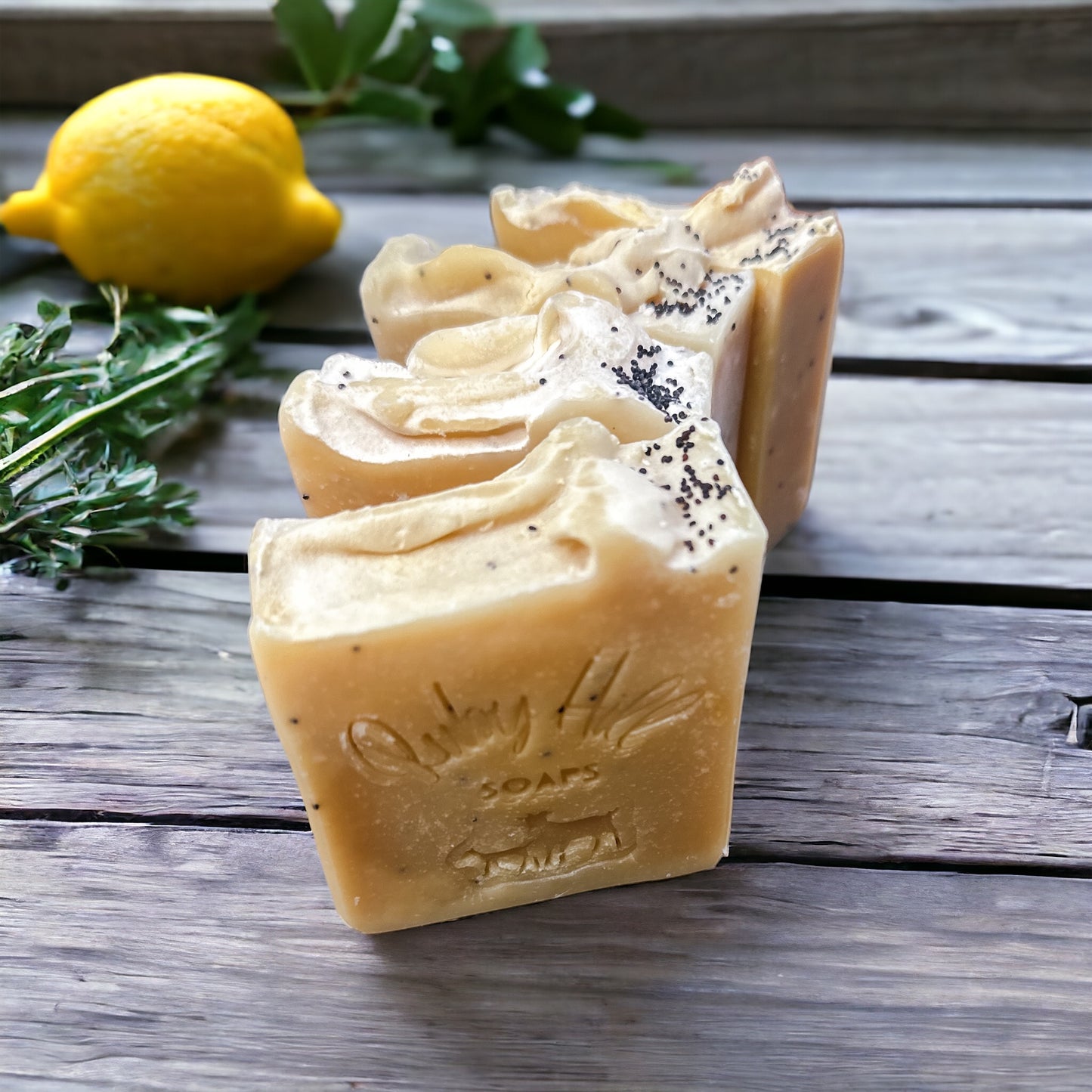 Lemon Scrub Goat MIlk Soap