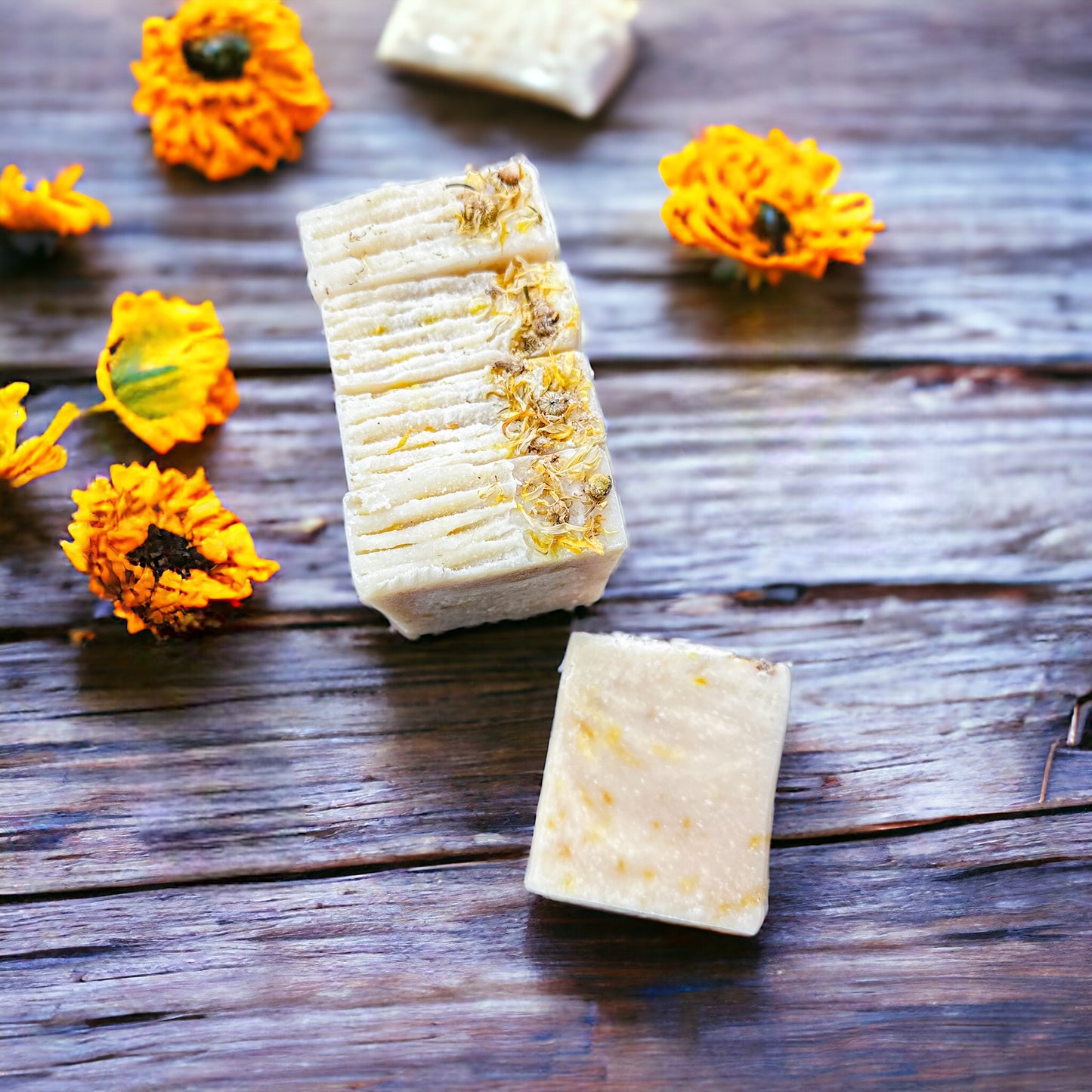 Calendula & Chamomile Goat Milk Soap