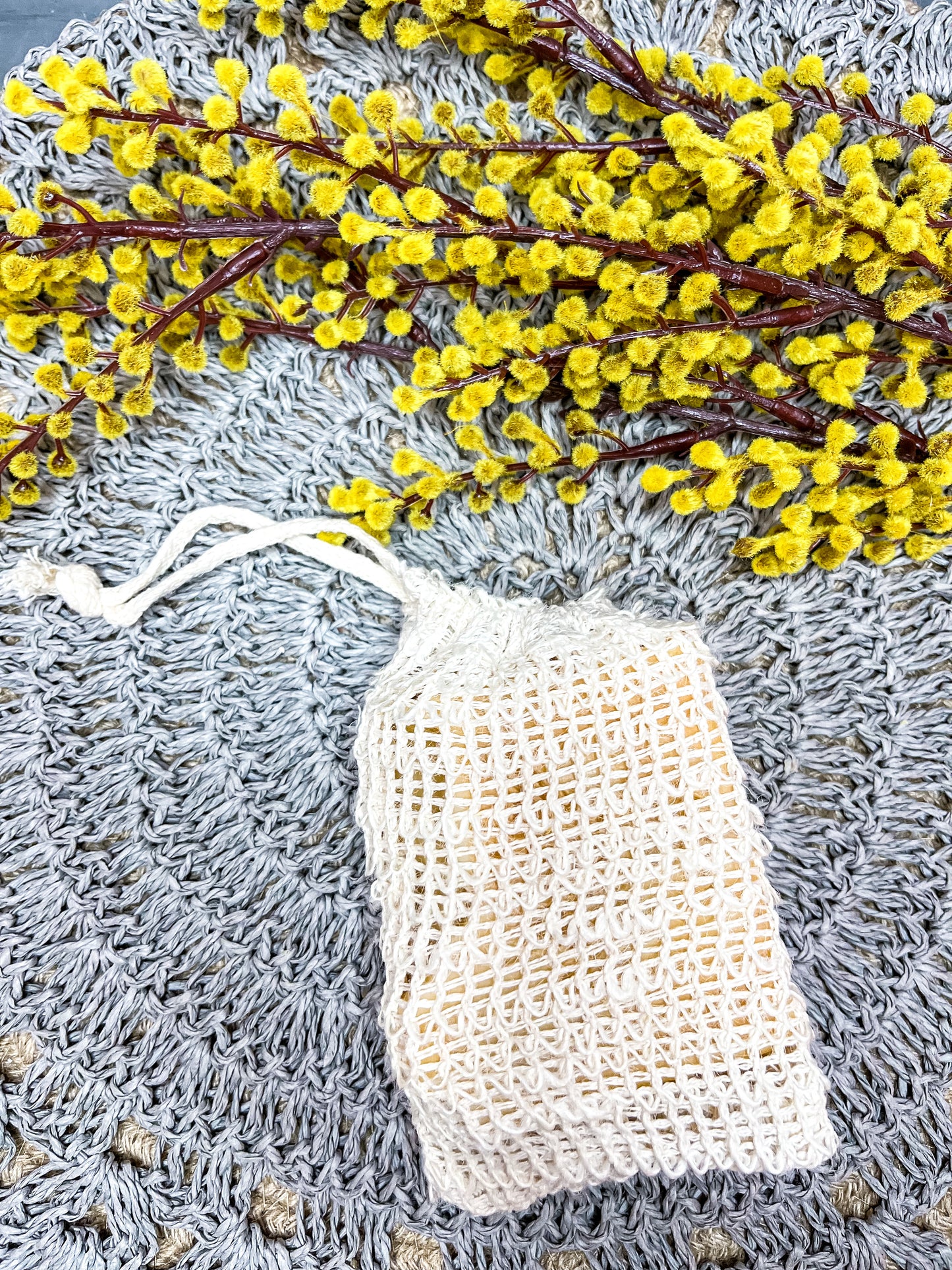 Exfoliating Sisal Soap Saver